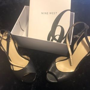 Black Heeled Sandals